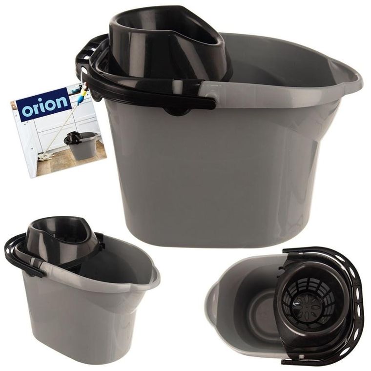 Orion, wiadro do mopa, grey, 12l