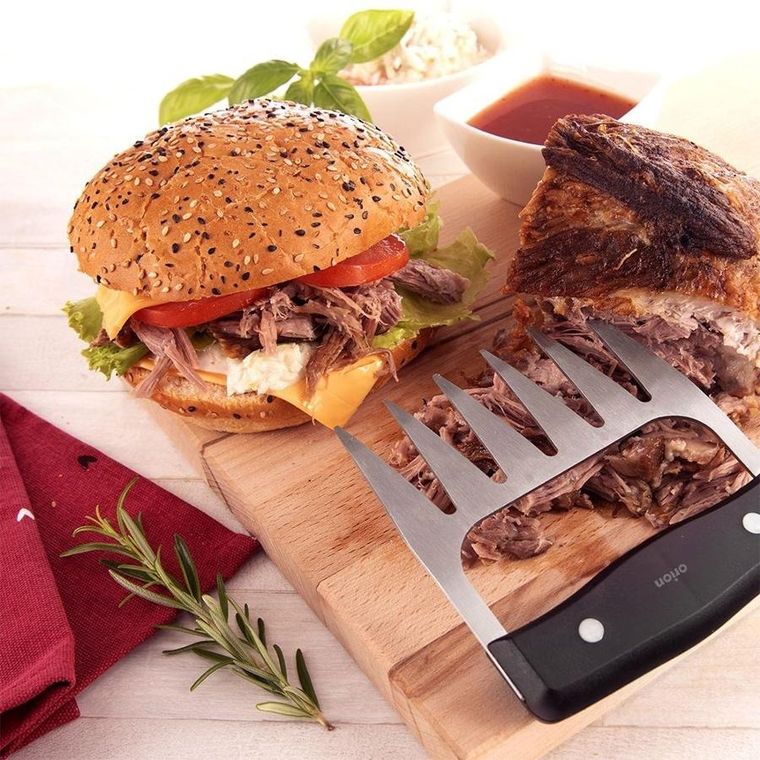 Orion, widelce do szarpania mięsa, stalowe, 2 szt.