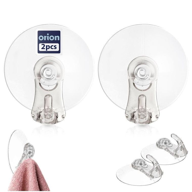 Orion, wieszak na przyssawkę, haczyk, 5 cm, 2 szt.