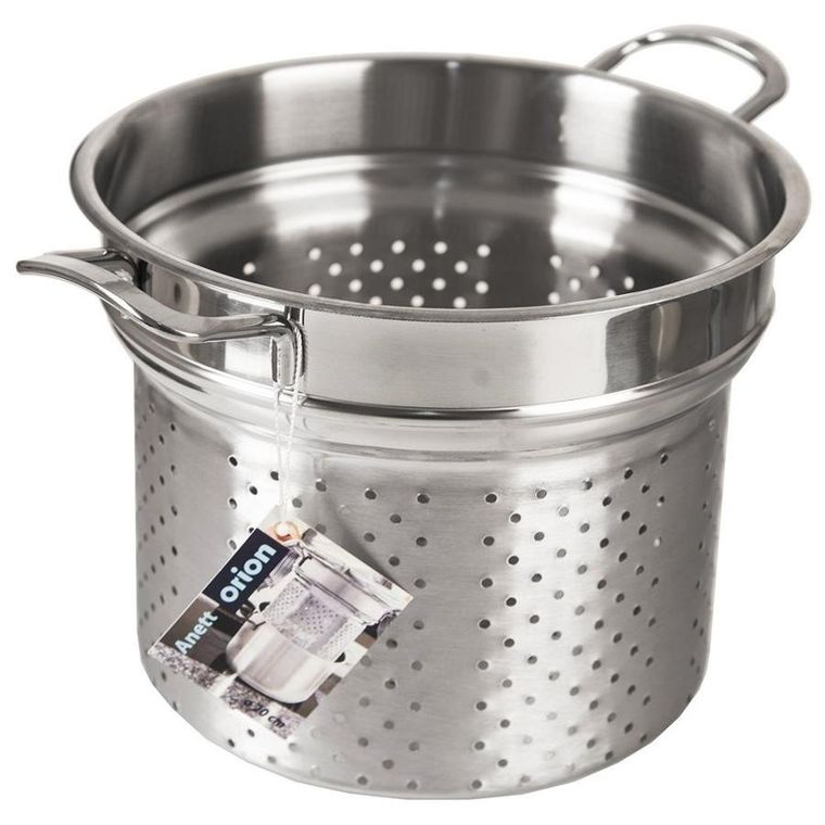 Orion, wkład do gotowania makaronu, stalowy, Anett, 24 cm, 8l