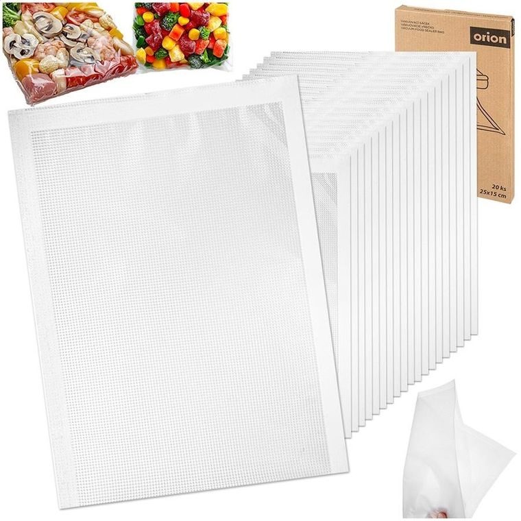Orion, worki do zgrzewarki próżniowej, 25-15 cm, 20 szt.
