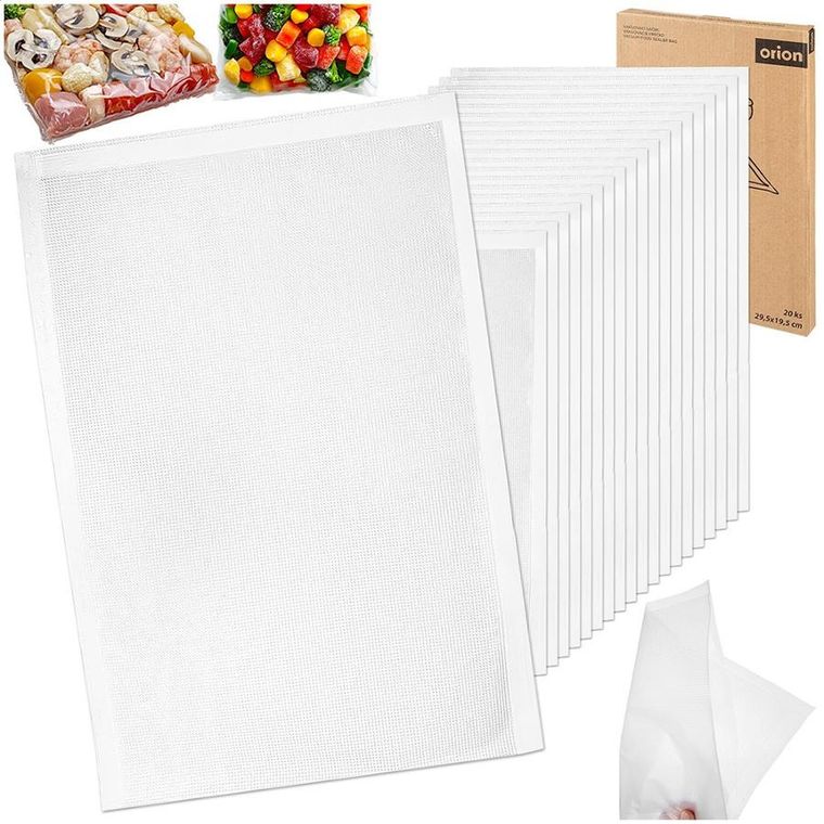 Orion, worki do zgrzewarki próżniowej, 29,5-19,5 cm, 20 szt.