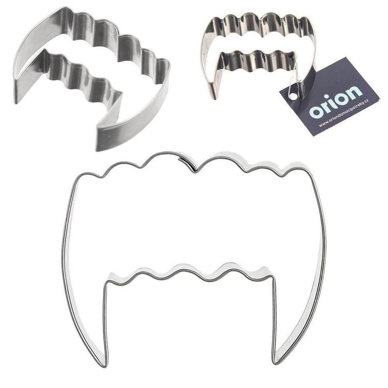 Orion, wykrawacz cukierniczy stalowy, zęby wampira, 5.5 cm