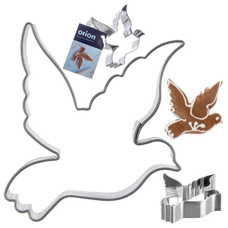 Orion, wykrawacz do ciastek, stalowy, gołąb, 6 cm