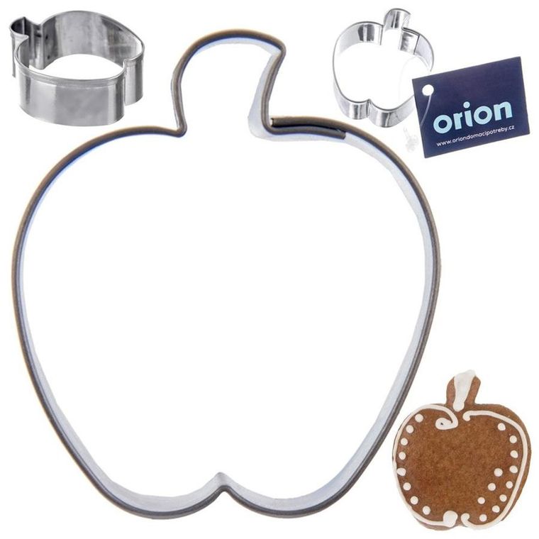 Orion, wykrawacz do ciastek, stalowy, jabłko, 4,3 cm