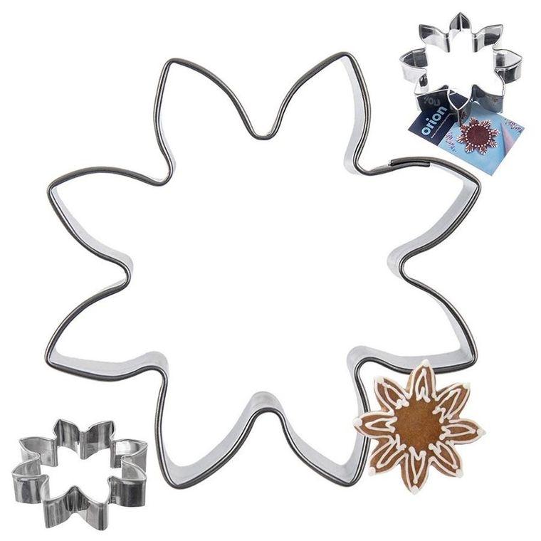 Orion, wykrawacz do ciastek, stalowy, kwiatek, 6 cm