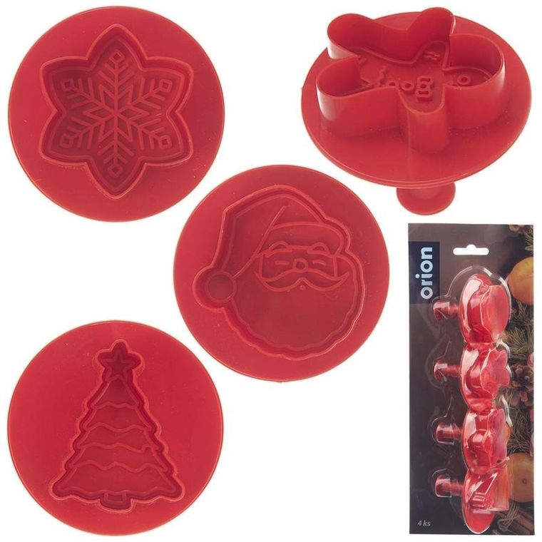 Orion, wykrawacze do ciastek, Boże Narodzenie, 4 szt.
