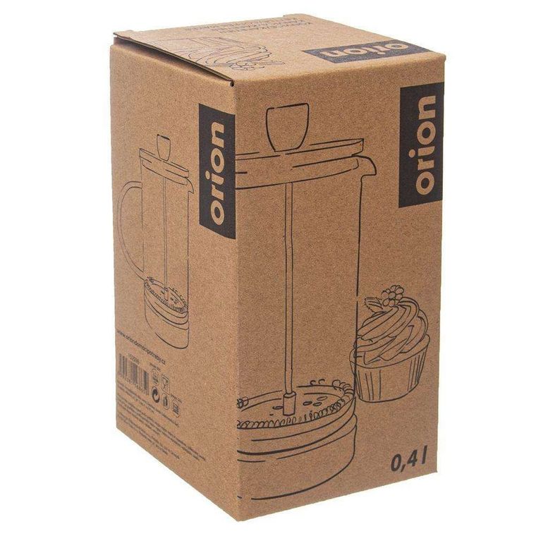 Orion, zaparzacz imbryk z tłokiem, 0,4l