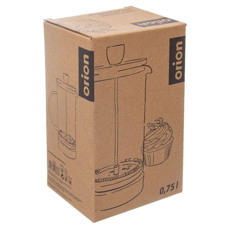 Orion, zaparzacz imbryk z tłokiem, 0,75l