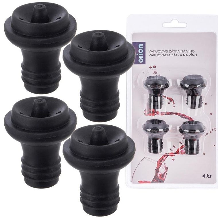 Orion, zatyczka do wina, próżniowa, 4 szt.