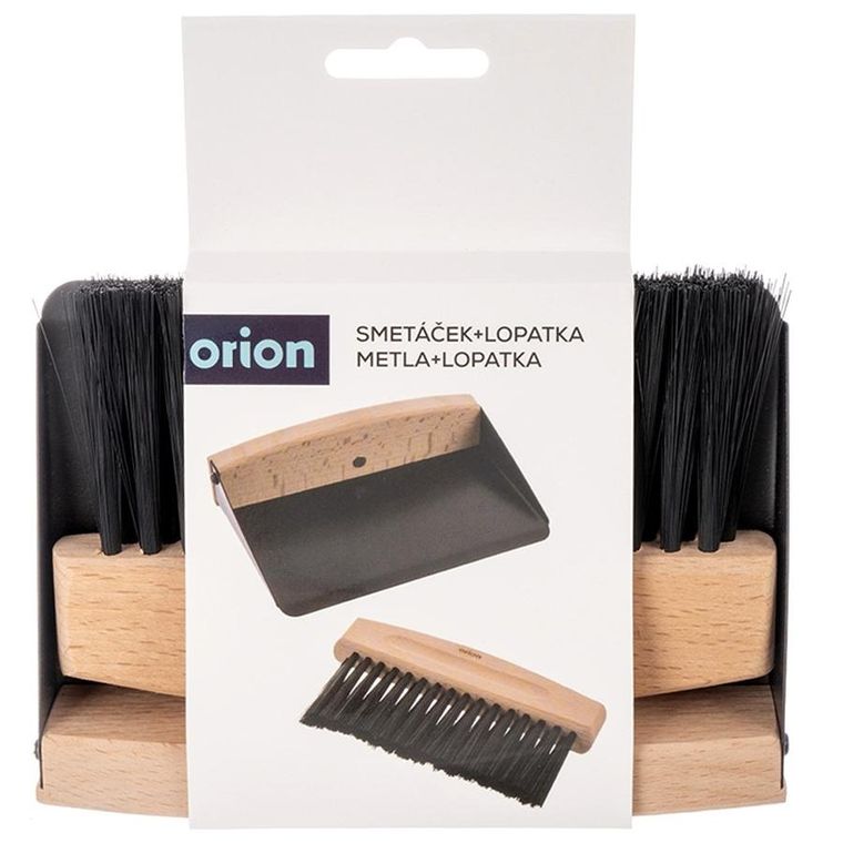 Orion, zmiotka z szufelką, magentyczna, 2 elementy