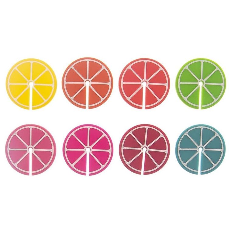 Orion, znaczniki na szklanki i kieliszki, 8 szt.