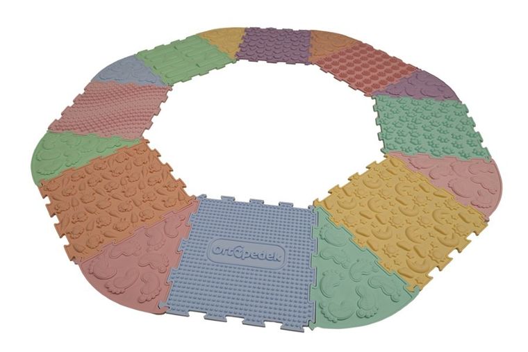 Ortopedek, maty sensoryczne, 16 elementów