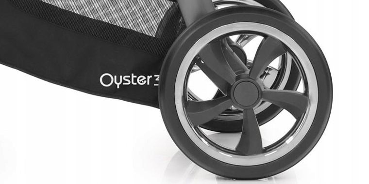Oyster, Oyster 3, Mercury, wózek spacerowy, srebrny stelaż
