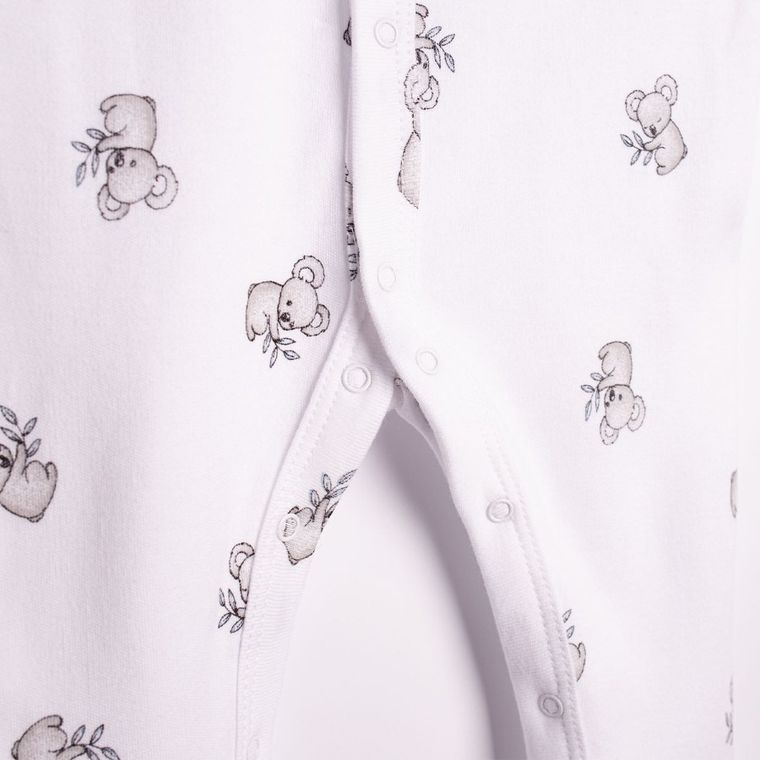 Pajac chłopięcy, biały, Nicol