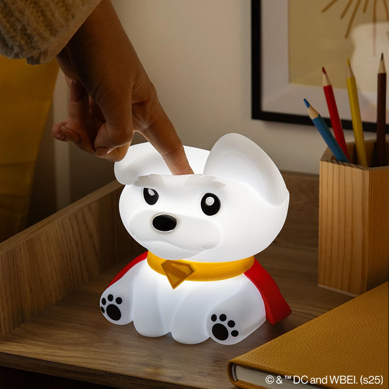Paladone, Superman, Krypto SquishyGlo, lampka nocna, silikonowa, 17.6 cm