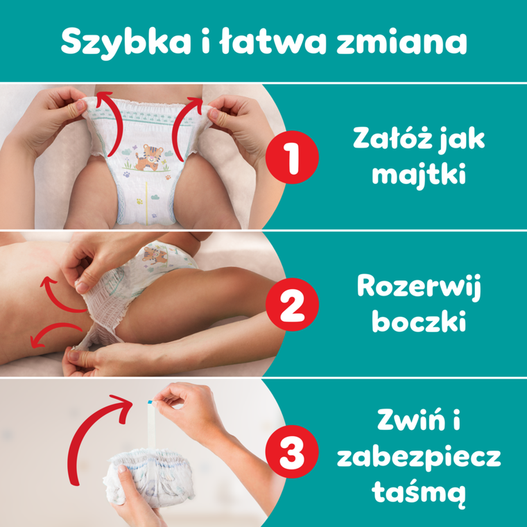 Pampers, Active Baby, pieluchomajtki, rozmiar 5, 11-17 kg, 136 szt.