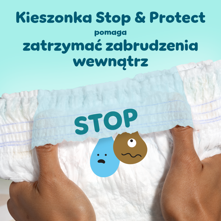 Pampers, Premium Care, pieluchomajtki, rozmiar 7, 15kg+, 62 szt.