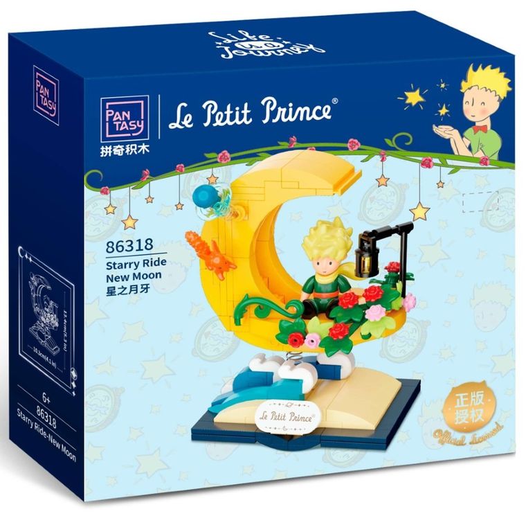 Pantasy, Mały Książę, Gwiezdna podróż, księżyc, klocki konstrukcyjne, 207 elementów