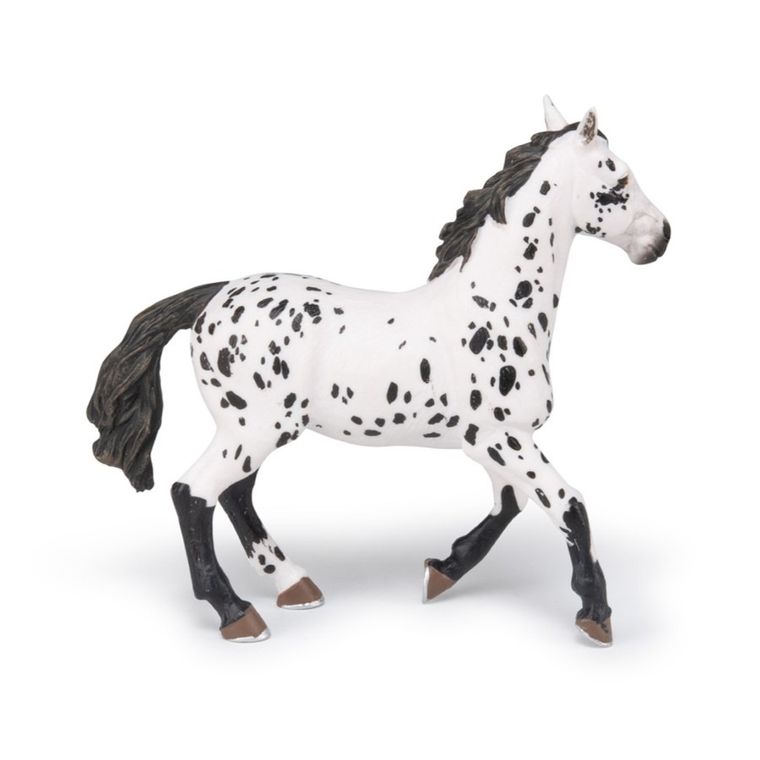 Papo, Czarny koń rasy appaloosa, figurka kolekcjonerska