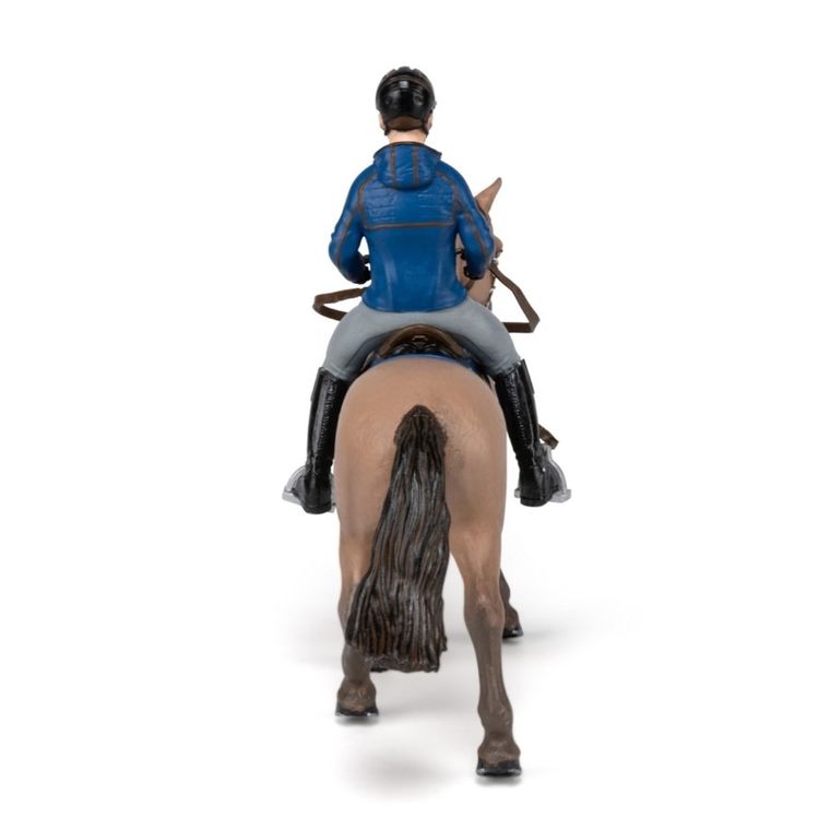 Papo, Koń z jeźdźcem mężczyzną, figurka