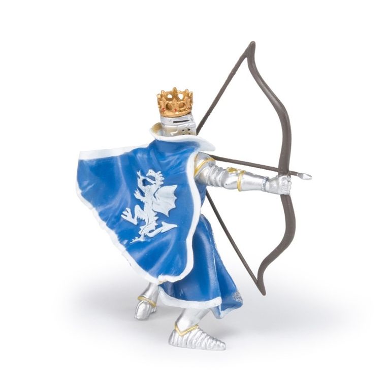 Papo, Król Smoka niebieski z łukiem, figurka