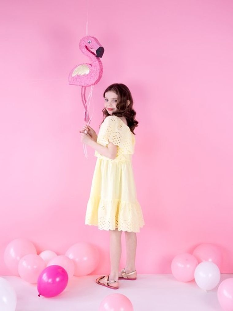 PartyDeco, Aloha Party, piniata urodzinowa, flaming, mix kolorów