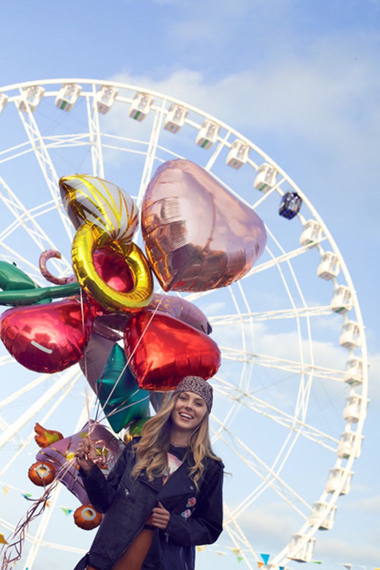 PartyDeco, balon foliowy Pierścionek, 60-95 cm, mix, 1 szt.