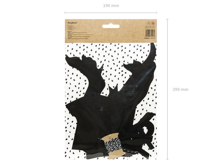 PartyDeco, baner Dinozaury, Dino Party, 20-90 cm