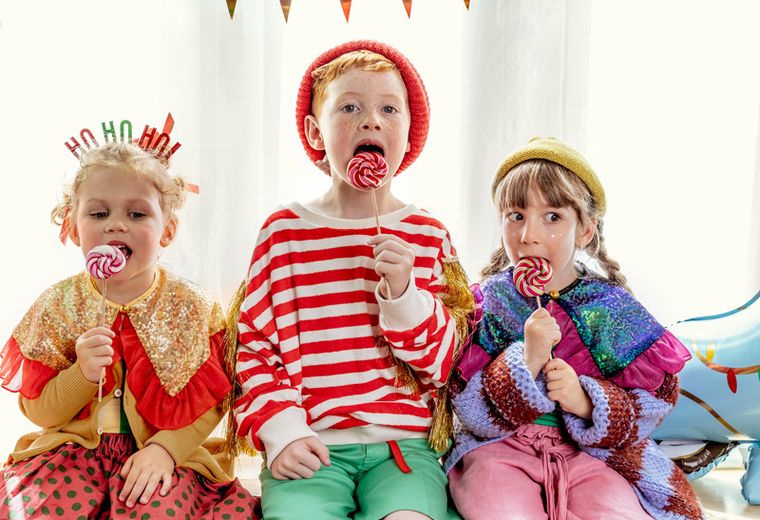 PartyDeco, cekinowy kołnierzyk, złoty, 1 szt.