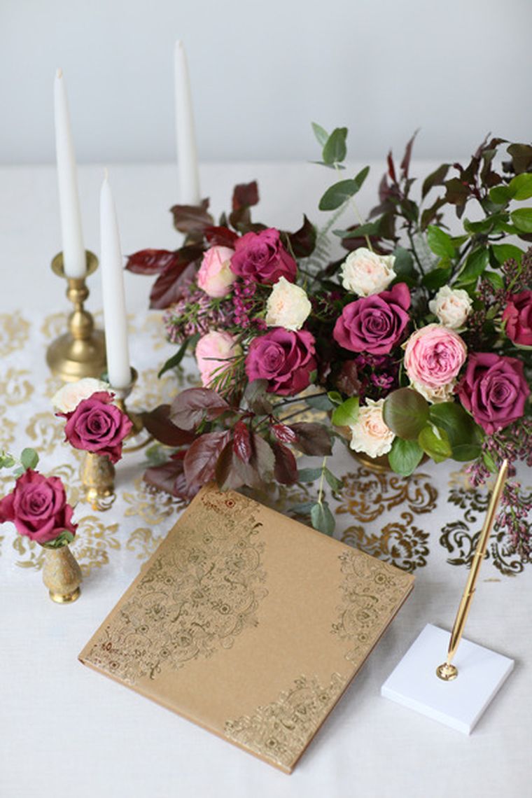 PartyDeco, dekoracyjna organza z nadrukiem, biała, 0,36-9 m