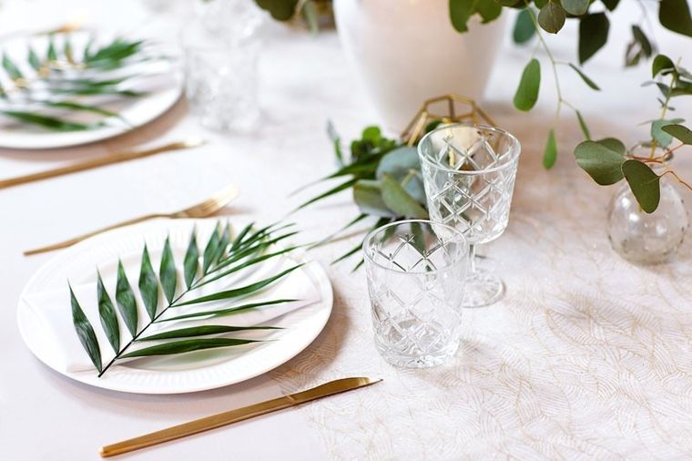 PartyDeco, dekoracyjna organza z nadrukiem, biała, 0,48-9 m