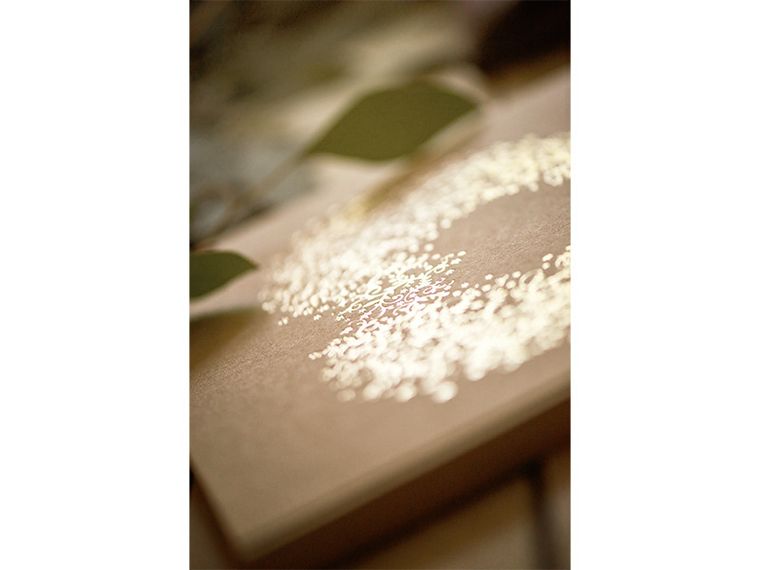 PartyDeco, księga gości weselnych, 20,5-20,5 cm, kraft, 22 kartki