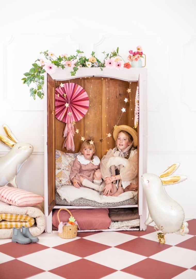 PartyDeco, Kwiaty, rozety dekoracyjne, 26-43 cm, 3 szt.