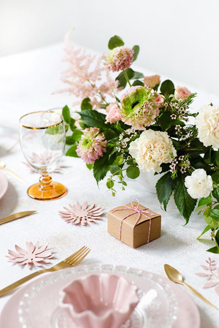 PartyDeco, ozdobne pudełeczka, kraft, 6-5,5-3,5 cm, 10 szt.