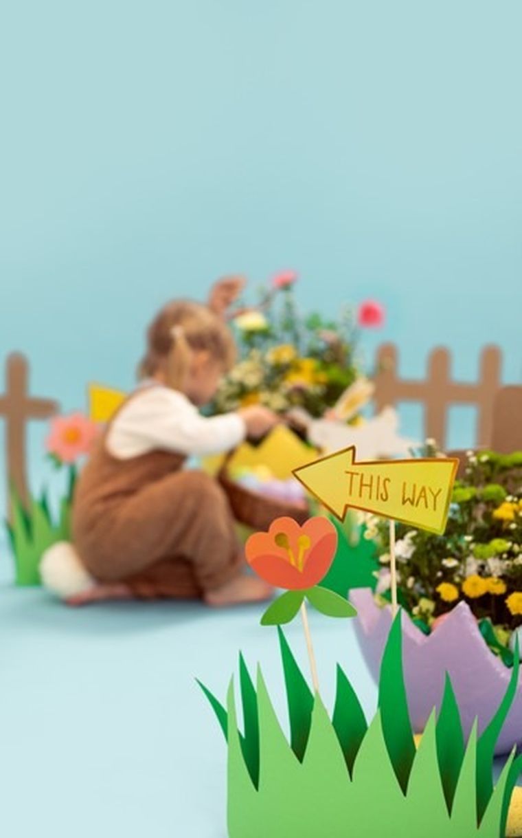 PartyDeco, zestaw do szukania jajek, 10 szt.