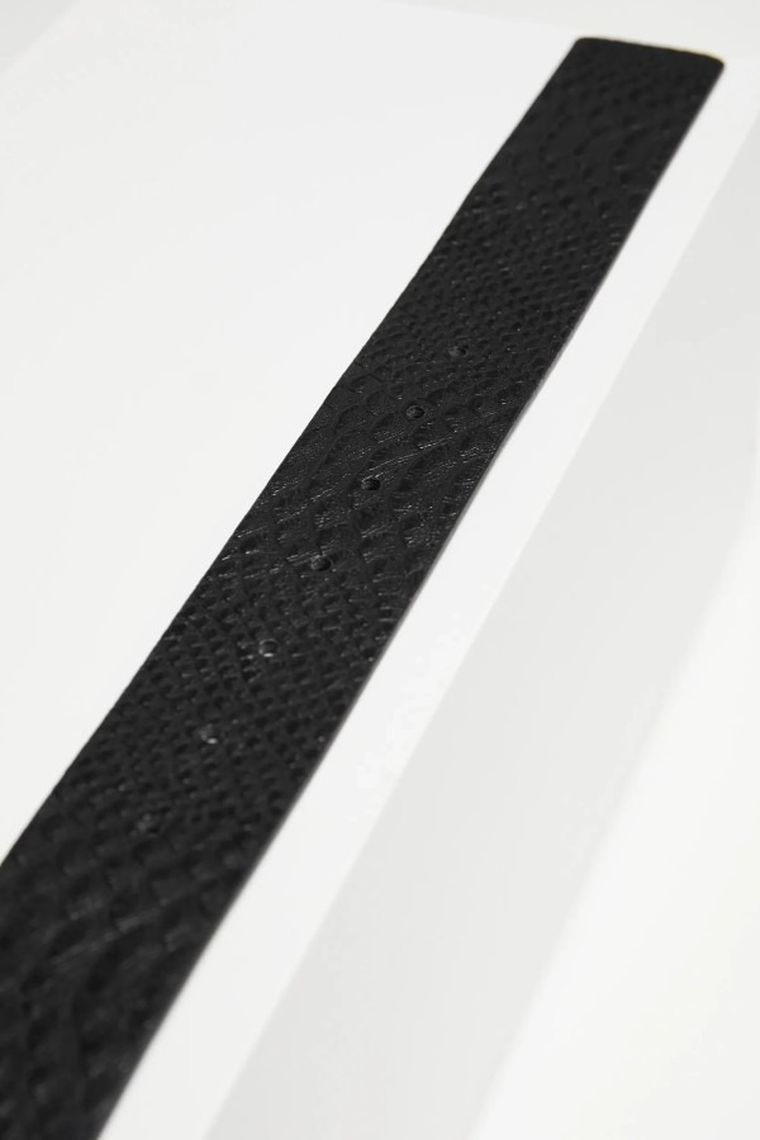 Pasek damski, czarny, Moodo