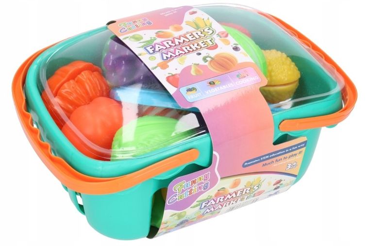 Pegaz Toys, warzywa do krojenia w koszyku