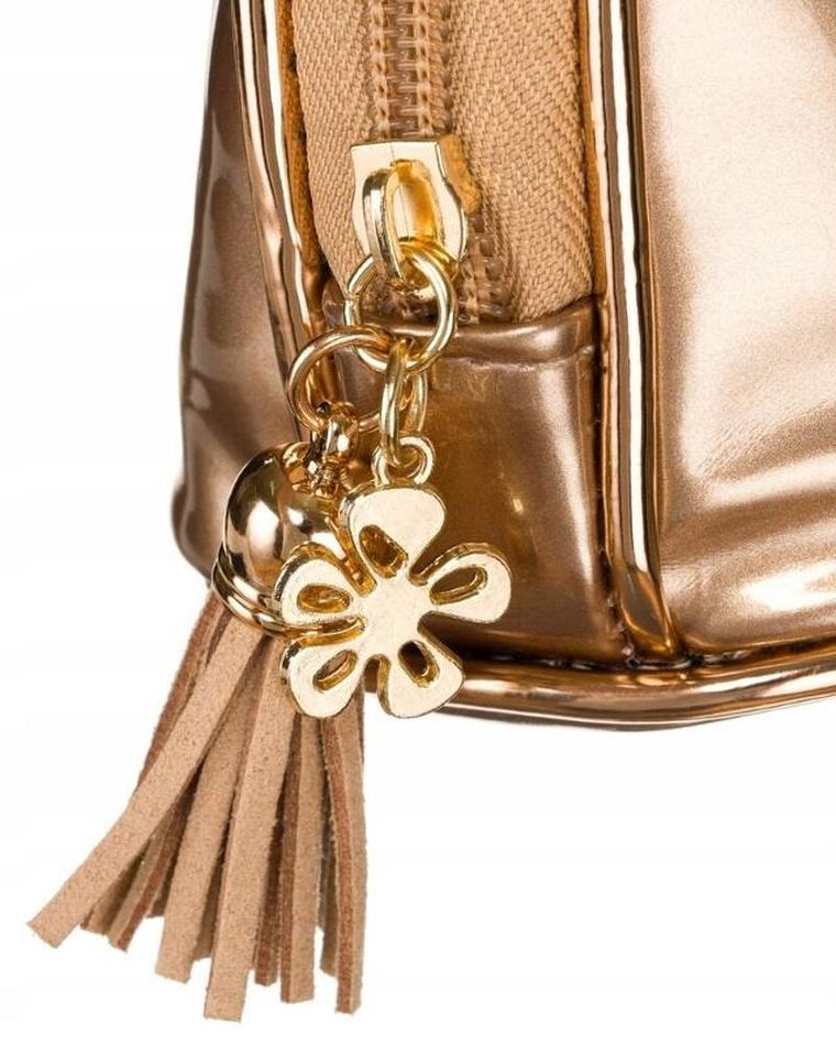 Peterson, kosmetyczka, 1-komorowa, złota