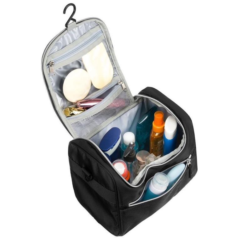 Peterson, kosmetyczka podróżna, czarna