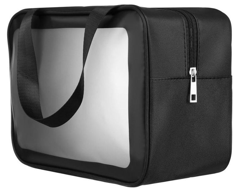 Peterson, kosmetyczka wodoodporna, czarna, 3 szt.