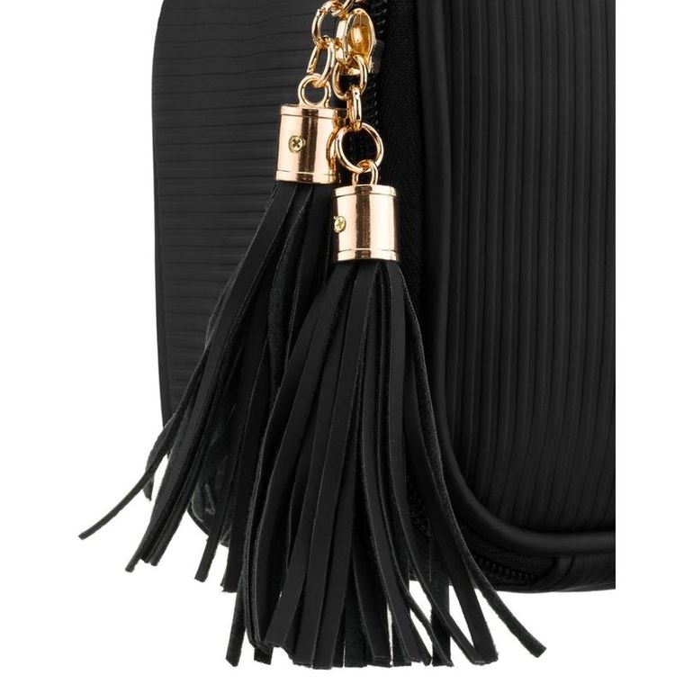 Peterson, kosmetyczka z uchwytem, tkanina syntetyczna, czarna