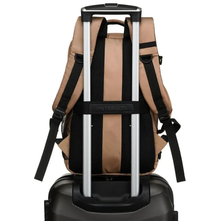 Peterson, plecak podróżny, beżowy