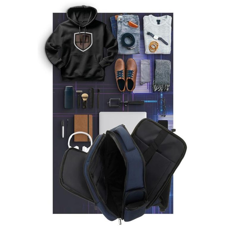 Peterson, plecak podróżny, granatowy