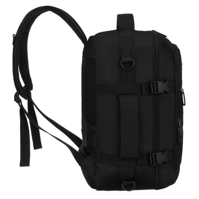 Peterson, plecak podróżny plecak, 2-komorowy, czarny