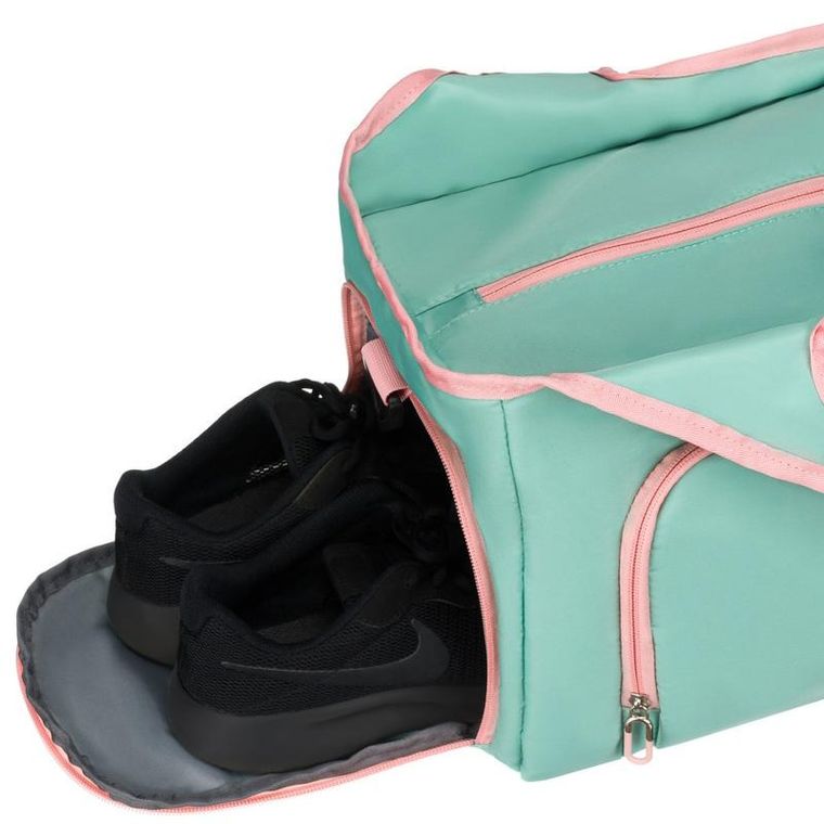 Peterson, torba podróżna, miętowo-różowa