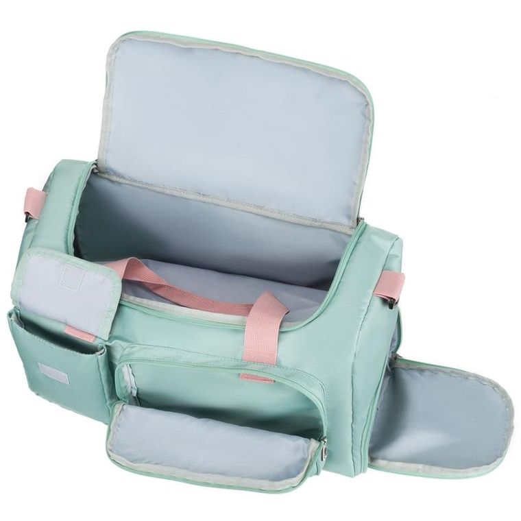 Peterson, torba podróżna, zielono-różowa