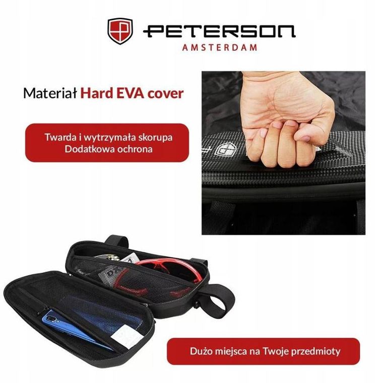 Peterson, wodoodporna torba rowerowa pod ramę