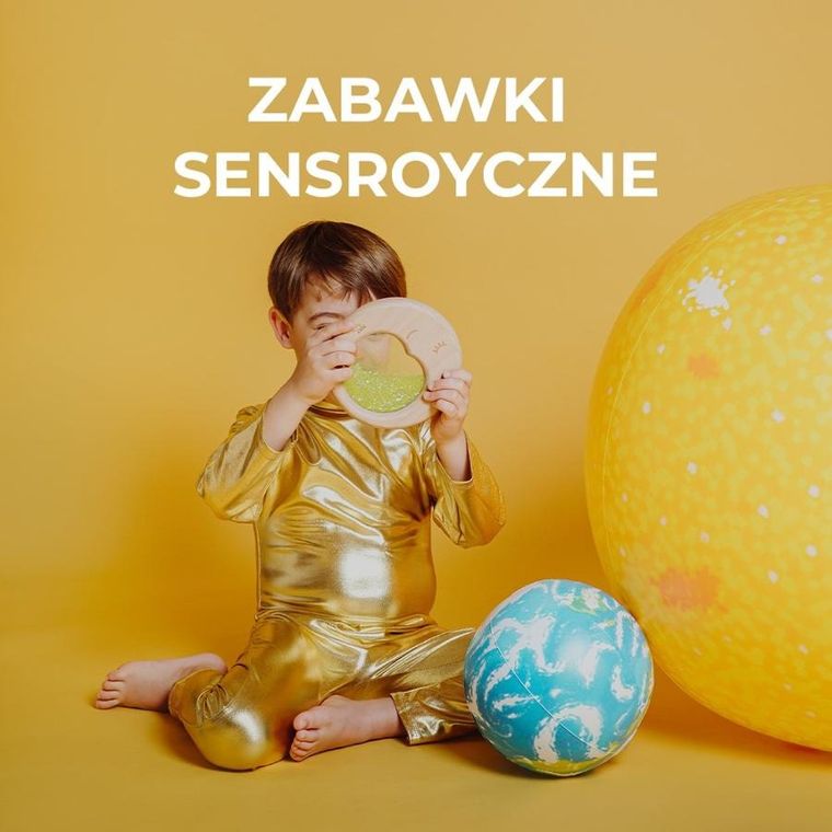 Petit Boum, grzechotka sensoryczna, pomarańcza