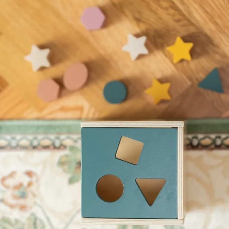 Petite&Mars, Gravity Wood of Mars, drewniany sorter, Aurora Pink